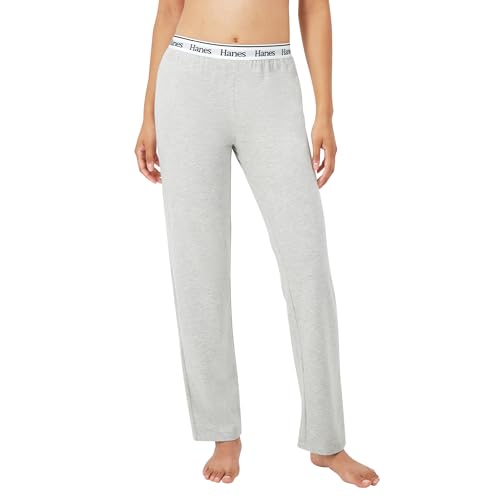 Hanes Womens Originals Lounge Pants, Comfywear Sleep Pants for Women, Straight Leg Loungewear Pants