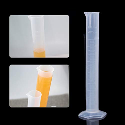 image for ZUDILYO Hydrometer Test Tube, Plastic Graduated Cylinder, 100ml Hydrom