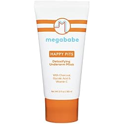 Megababe Happy Pits Underarm Mask, Detox, Odor Control, 3 fl oz