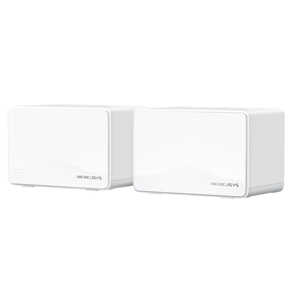 Mercusys Halo H25BE(2-pack) | Wi-Fi 7 Mesh Sistemi | BE3600 Mbps Hız | Fiber Uyumlu | Dual-Band | 3x1G Port | 460 m² Kapsama | MLO | 320 MHz, 4K-QAM | 8K Yayın | Kolay Kurulum ve Kullanım