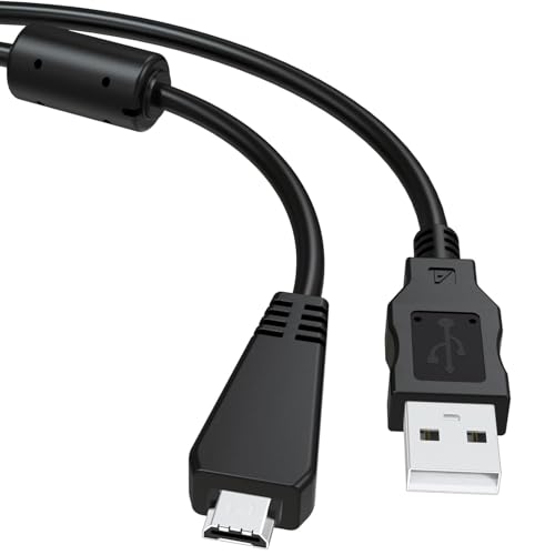 VMC-MD3 Charging & Data Cable Multi Terminal USB Cable Compatible with Sony Cyber-Shot Cameras – Fits DSC-WX30, HX7, HX9, WX7, WX9, WX10, TX10, TX20, TX55, TX66, TX100 (4.9ft)