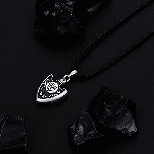 Sterling Silver Urn Necklace for Ashes Elephant/Owl/Tree of Life/Arrowhead Pendant Necklace Cremation Jewelry Memorial Bereavement Keepsakes Gifts for Men Women3