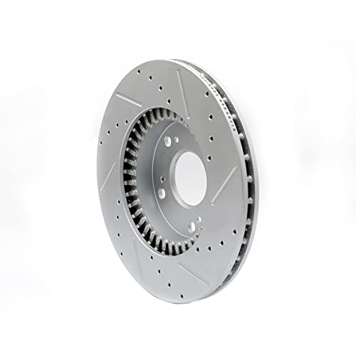 Image of FKG Front Brake Pad and Rotor Kit fit for 2002-2004 Honda CR-V,2003-2011 Honda Element, 2003-2007 Honda Accord (2.4L ONLY)