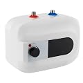 1.6 Gallon Electric Mini Tank Water Heater, 1500W 110V Electric Instant Hot Water Heater for RV, Camper, Kitchen, Food Truck, Wall-Mounted, Over Temperature Protection