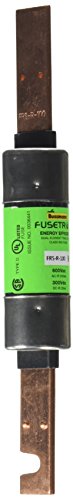 Bussmann FRS-R-100 100 Amp Fusetron Dual Element Time-Delay Current Limiting Class RK5 Fuse, 600V UL Listed,Black