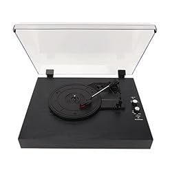 Tourne-Disque en Vinyle, Haut-parleurs Stéréo, Tourne-Disque Vintage à 3 Vitesses avec Couvercle Transparent, Platine… - Les Beatles, Paul McCartney, John Lennon, RIngo Starr, George Harrison
