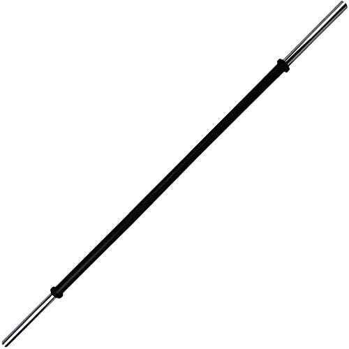 BodyRip Weight Lifting Barbell Bar | Chrome, Anti-Slip Hand Grip, Solid Steel, Gym Equipment | Training, Fitness, Exercise, Workout | Choose from Olympic, Standard, Studio, Super Ez Curl with Collars