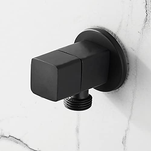 Vanne noire valve à eau 1/2 pouce en laiton pour conduite d'eau