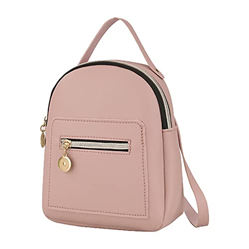 Eternitry Mochila de cuero, linda casual con un solo hombro, bolsa de mensajero, bolsa de hombro convertible, mochila casual para mujeres y niñas
