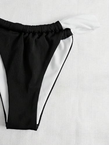 Bikini Sets Swimsuts For Women, Womens Swim Chicsea Colorblock Underwire Thongs Bikini Swimsuit 2 Piece Set4