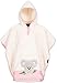 Morgenstern Poncho Bébé Enfant 1-3 Ans 100% Coton Peignoir Serviette de Bain Capuche Koala Rose