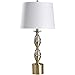 StyleCraft Home Collection L317634DS Matlock Table Lamp Clear and Brass