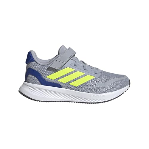 Image of adidas Kids' Marvel Run Falcon 5 Elastic Lace & Strap Shoe