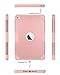BENTOBEN Case for iPad Mini 4/ Mini 5, 3 in 1 Heavy Duty Hybrid Hard PC Soft Silicone Anti-Slip Rugged Full Body Shockproof Kids Drop Protective Cover for Mini iPad 4th/ 5th Generation 2019 Rose Gold