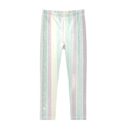 Bolaz Toddler Girls Leggings Printed Yoga Pants Leggings Blending Shades of Lavender for Kids