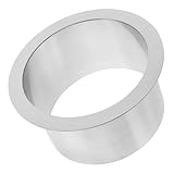 Homoyoyo Kleiner Einbau Müllschlucker aus Edelstahl 304 Runde Tisch Tülle für Arbeitsplatten Glatte Oberfläche Geeignet für Küche Büro und Gastronomie