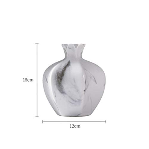 Keramische Vaas Woonkamer Tv Kast Studie Slaapkamer Tv Aanrechtblad Vaas Gedroogde Bloemen Simulatie Bloem Decoratieve Vaas 32x18x18cm, 15x12x12cm, 2 Stuks - Afbeelding 7