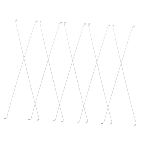 LIGIGWASH 10 Pièces Lot de Fils de Rechange Inox pour Trancheuse à Fromage Fil Coupe Fromage et Facile à Utiliser Beurre Fruits et Gâteaux Accessoires de Cuisine Compacts