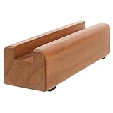 Gatuida Bodenspiegelsockel aus Massivholz Spiegelfuß in voller Länge stehender Spiegel Ganzkörperspiegel mit Ständer steht Robuster Bodenspiegelständer Bodenspiegelhalterung hölzern