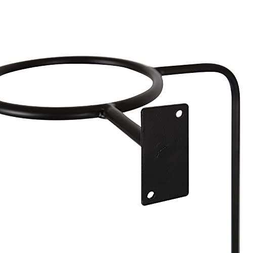 Kate And Laurel Ascher Modern 3-Pot Vertical Planter, 13 X 9 X 36, Black, Decorative Hanging Wall Planter #TOP6