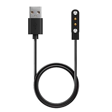 carregamento para relógio inteligente para relógio inteligente Haylou Solar LS05 Sport Smart Watch, adaptador carregador base USB magnético, cabo carregamento USB