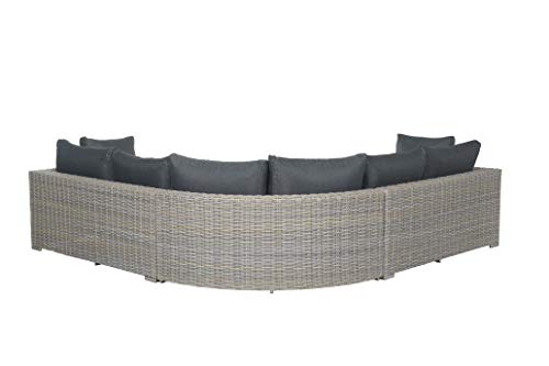 Garden Impressions Colosso 4 Teiliges Lounge Set - braun/schwarz – Bild 4