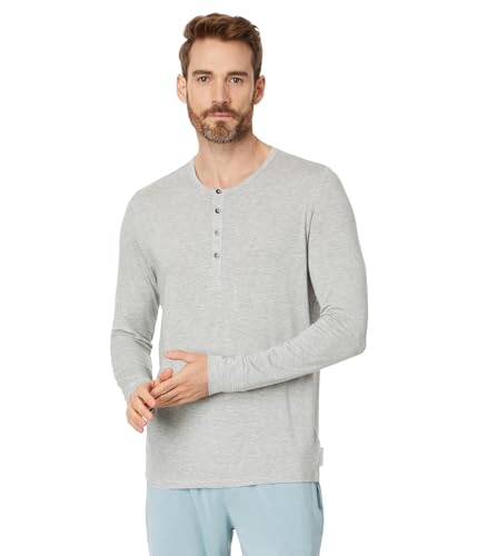 Calvin Klein Men's Ultra Soft Modern Lounge Long Sleeve Henley