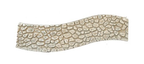 Melody Jane Casa de Muñecas Pequeño Adoquinado Camino Piedra Gris Accesorio de Jardín 1:12