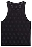 Savage X, Men's Sheer X Sleep Tank, Black Caviar, M