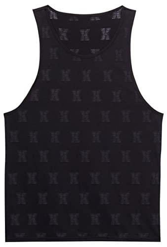 Savage X, Men's Sheer X Sleep Tank, Black Caviar, M