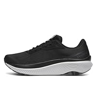 Saucony Men's Echelon 10 2E Sneaker, Black/Silver, US 11