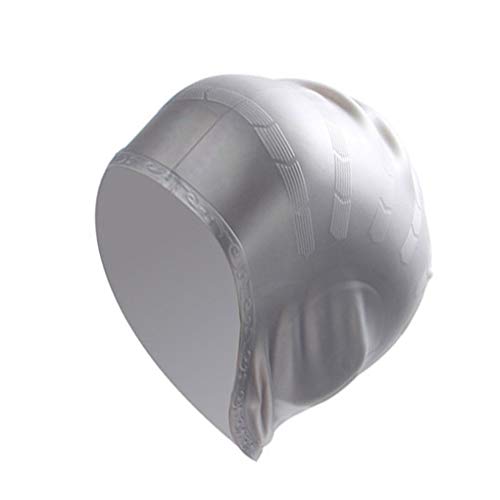 Silicone Natação Caps Swim Mulheres Cabelo Comprido Chapéu Ears Proteger Esportes Piscina Cap