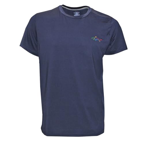 T-shirt à col rond Greg Norman pour homme en maille premium durable