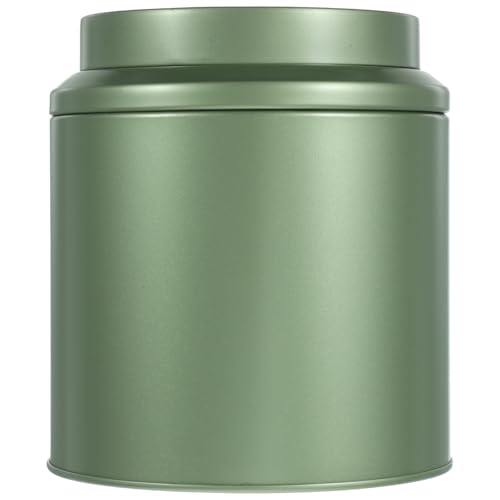 AUTSUPPL Lata de Té Pequeña de Hojalata Tapa Hermética, Contenedor para Almacenamiento de Té Suelto y Café, Caja Metálica Resistente Oxidación, Adecuado para Cocina y Hogar