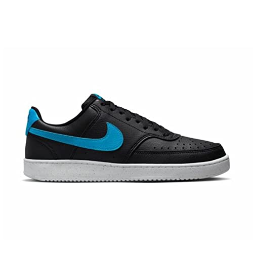 Image of Nike Mens Court Vision Lo Nn Black /Laser Blue-White Running Shoe - 8 UK, (DH2987-005)