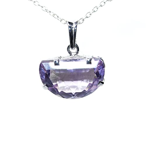 Pendentif améthyste et argent 925, le cadeau de Noël parfait pour témoigner votre affection