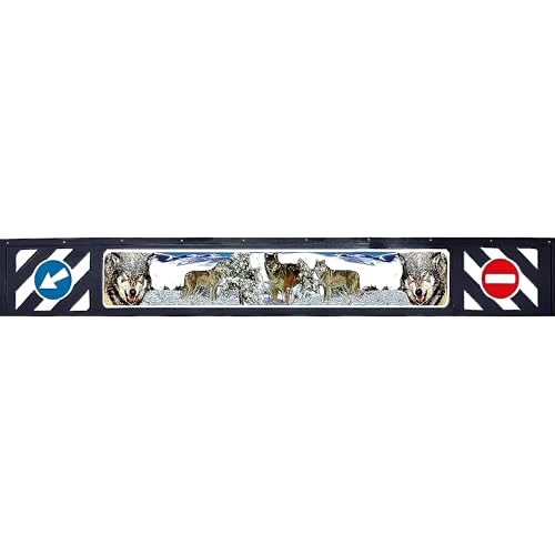Paraspruzzi Universale 3D Per Auto E Camion - 240x35 Cm In PVC Nero, Antispruzzo Posteriore