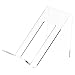 Plymor Clear Acrylic Cell Phone Display Stand/Easel, 2" W x 3.5" D 2.75" H