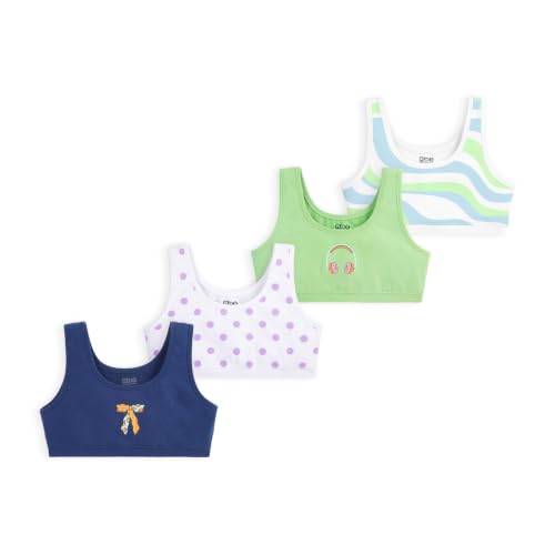 Image of YouGotPlanB Cotton Sports Bra | Ages 8-16 Years | U-Shaped Style | Non-Padded, Double-Layered for Coverage