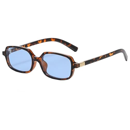 Image of Retro Rectangular Sunglasses for Women Men 90s Trendy Square Sun Glasses Small Vintage Sunnies