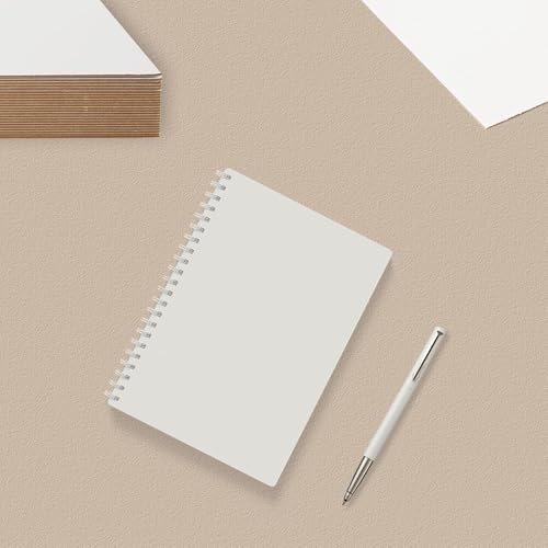 Suministros para encuadernación de libros con acabado blanco liso de alta densidad 5