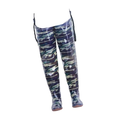 Evita resbalones con pantalones de pesca impermeables de PVC 6