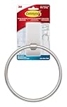Command Towel Ring [Removable]: 1 Ring (Satin Nickel)