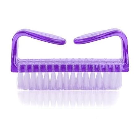 Handle Grip Nail Brush Nail Hand Scrubbing Cleaning Brush for Toes and Nails Cleaner Multipurpose Pedicure Tools Multicolor 1 PCS