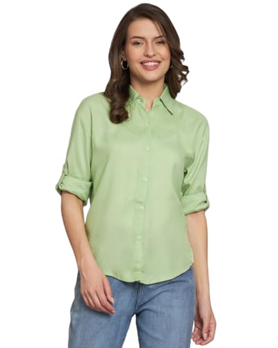 Image of FUNDAY FASHION Women's Rayon Blend Regular Fit Long Sleeve All Purpose Shirt