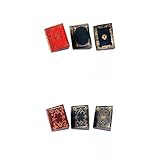 Hellery 6 Uds Libros de Estilo Vintage 1:12 Accesorio de Estantería de Estudio de Lectura de Casa de Muñecas