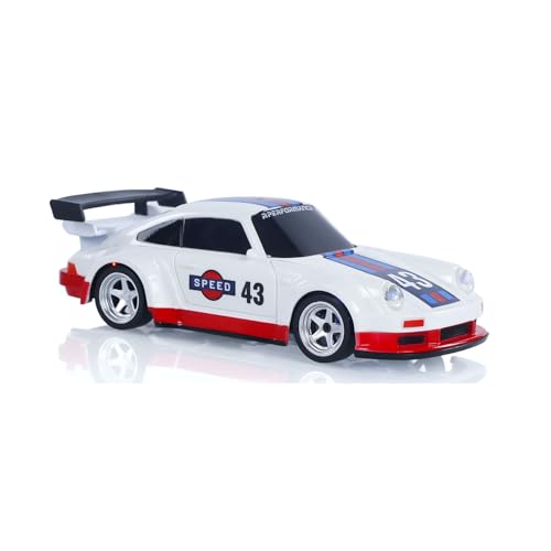 Image of 1 /43 High Speed 2.4 GHz Mini RC Drift Car with 4 Wheel Drive Motor ESC Servo Motor Lighting Battery Charging Cable Gyroscope Hobby Grade Model for Birthday Gift