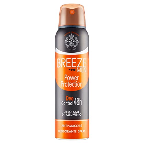 BREEZE | Desodorante Spray Power Protection, Breeze Men, 1 x 150 ml