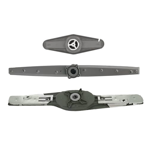 Image of W10837249 Lower Spray Arm & WPW10498900 Middle Spray Arm & WPW10327455 Upper Spray Arm Kit - Compatible with Whirlpool Kenmore Maytag KitchenAid Dishwasher Models