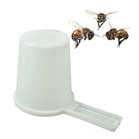 Supvox Bienenfütterer für den Stockeingang - 17cm Bienentränke aus robustem Kunststoff - Imkerzubehör zur sicheren Fütterung ohne Öffnen des Bienenstocks - Transparentes Design für Füllstandskontroll